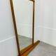 50s shelf mirror asymmetrical wood