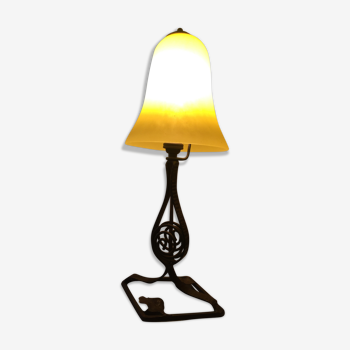 Lampe pâte de verre