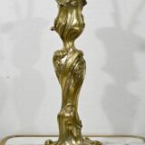 Lampe en Bronze Doré, Art Nouveau – Fin XIXe