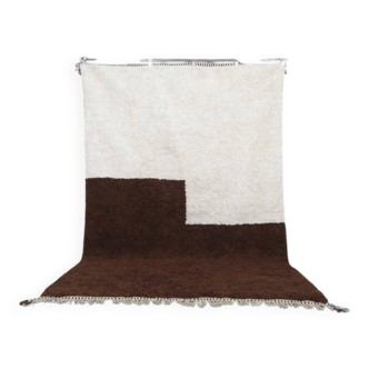 Traditional pure wool Berber rug size 140 x 260 cm
