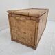 Mid-Century Italian Woven Rattan and Bamboo Blanket Chest or Trunk, 1970's