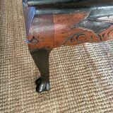 Carved wooden coffee table, Chinese craftsmanship.