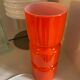 Lampe Fitz en verre orange Habitat vintage