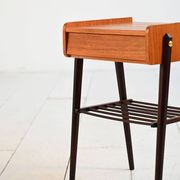 1960s oak TV stand by Arne Wahl Iversen