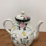Hand-painted porcelain teapot