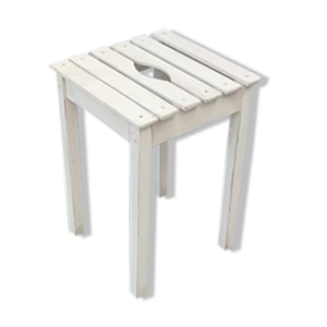 tabouret à lattes
