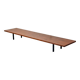 XL rosewood bench from the mid-century
