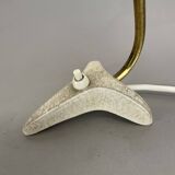 Original Modernist beige Metal Table Light by Cosack, Germany, 1960s