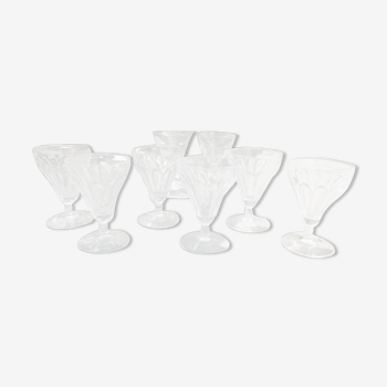 Lot de 6 coupelles en verre