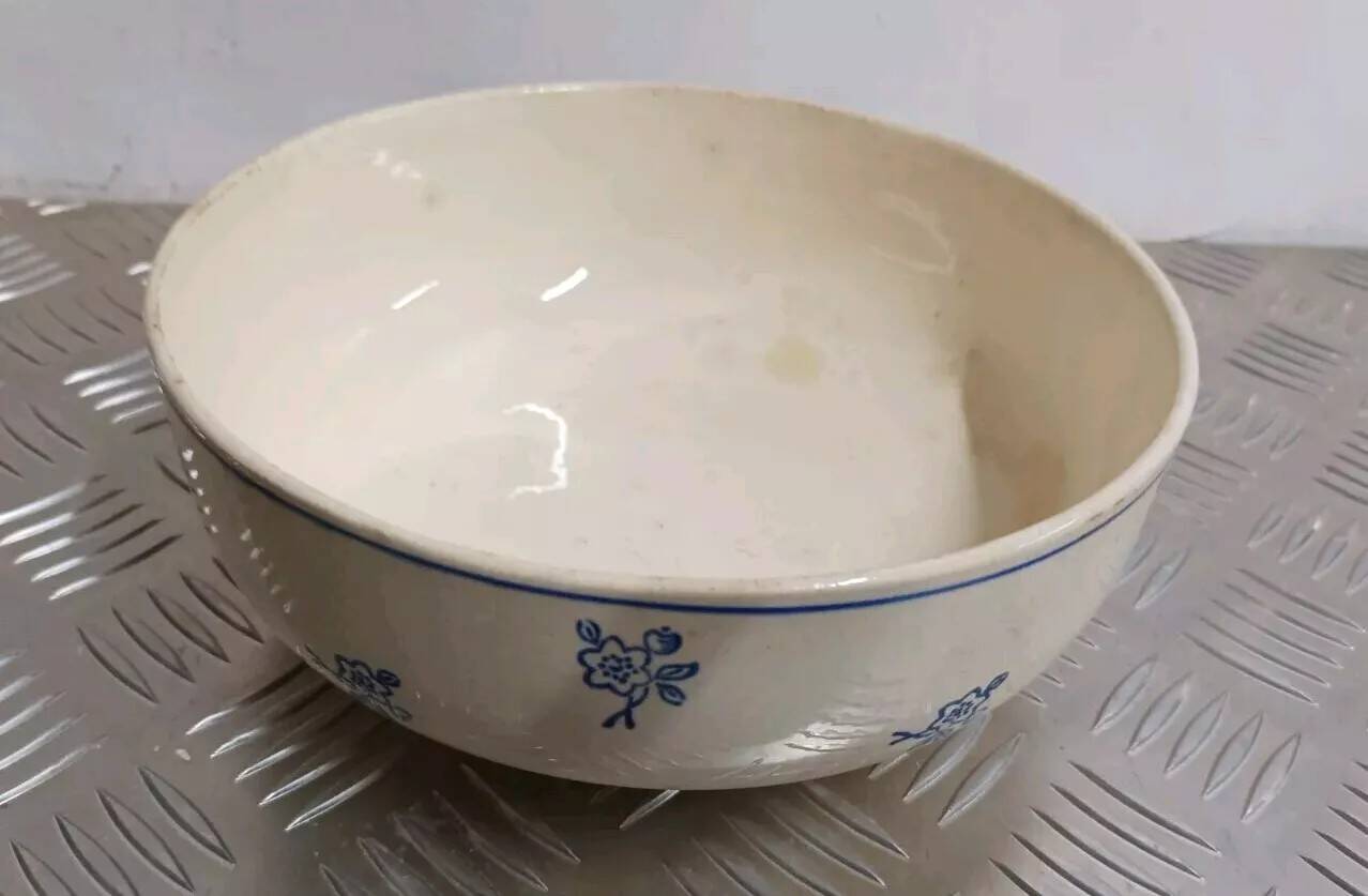 Antique Gien earthenware salad bowl