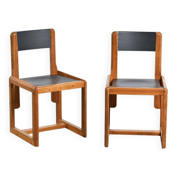 André Sornay : paire de chaises, France vers 1960
