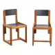 André Sornay: pair of chairs, France circa 1960