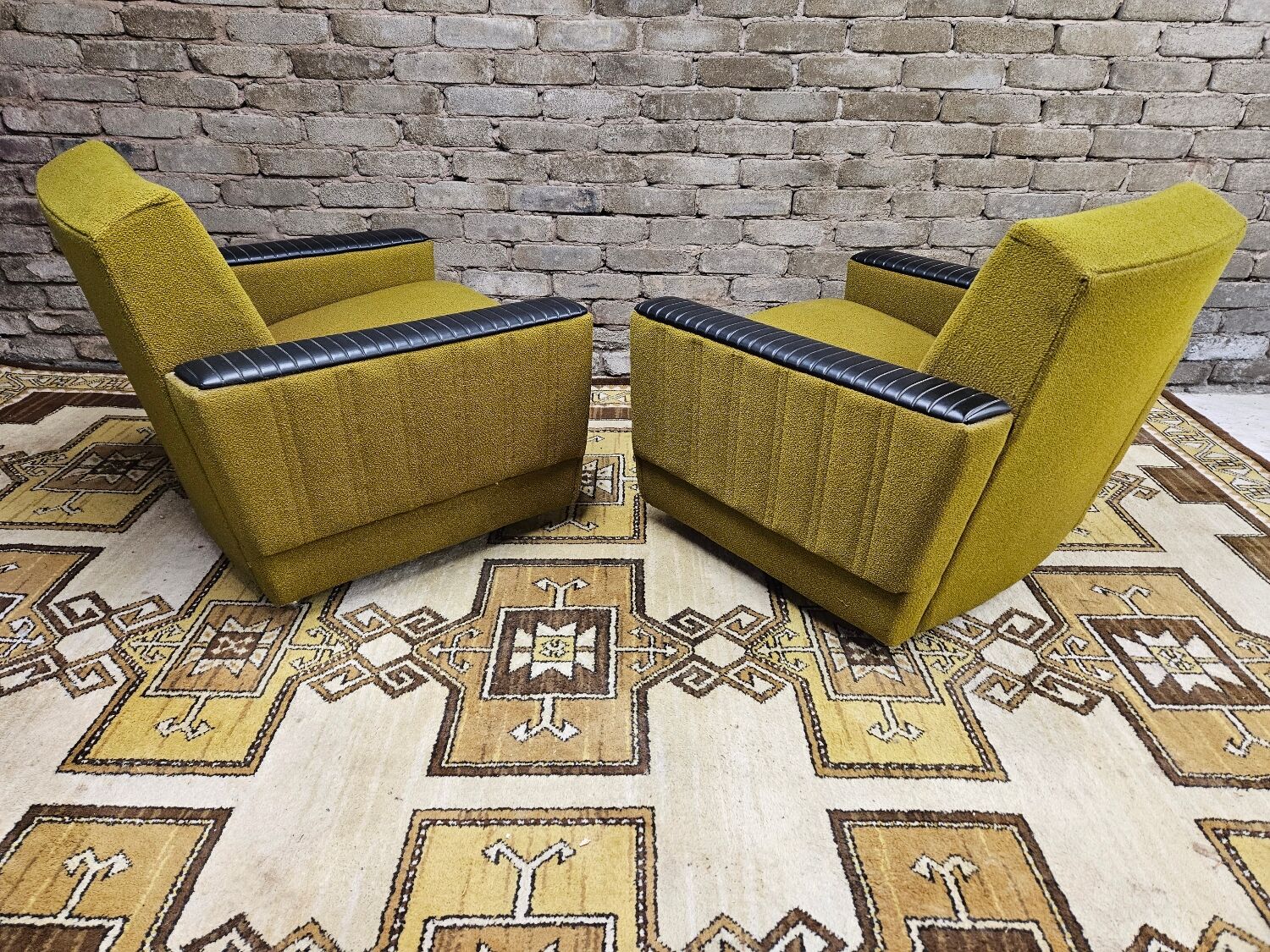 Pair of vintage armchairs 1960s