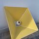 Yellow fabric pendant light 1990