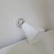 Art Deco wall lamp in opaline and porcelain