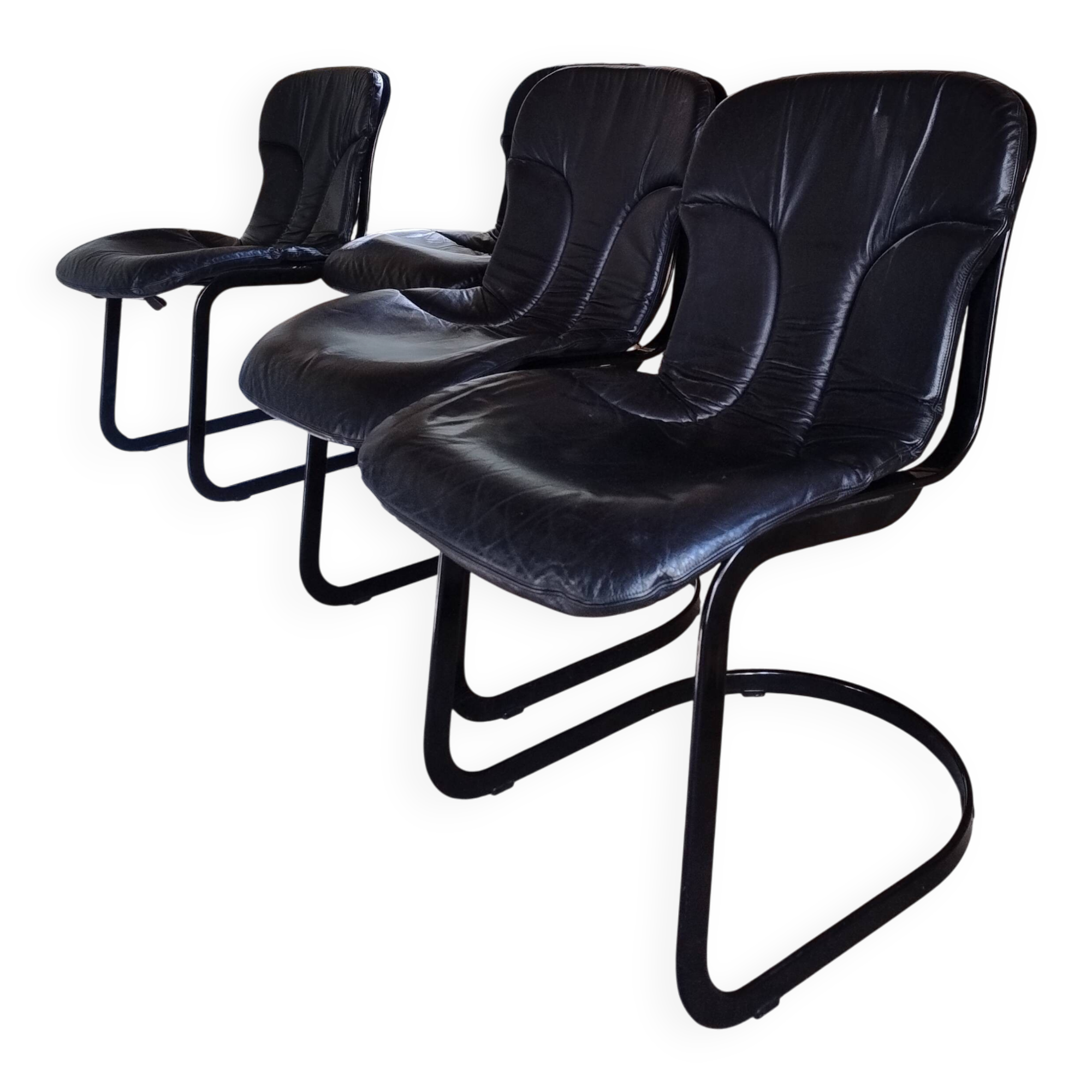 Chaise Willy Rizzo pour Cidue