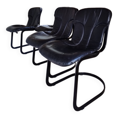 Chaise Willy Rizzo pour Cidue