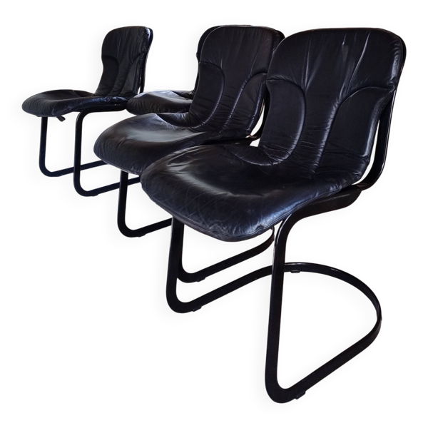 Chaise Willy Rizzo pour Cidue