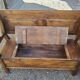 Banc coffre en pin