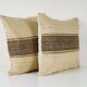 Set of 2 vintage Turkish cushion covers 58x61 cm