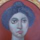 Decorative porcelain dish "Pompeii" numbered