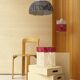 Woven dome suspension on metal structure / D 45cm