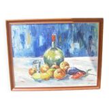 Peinture au décor de fruits