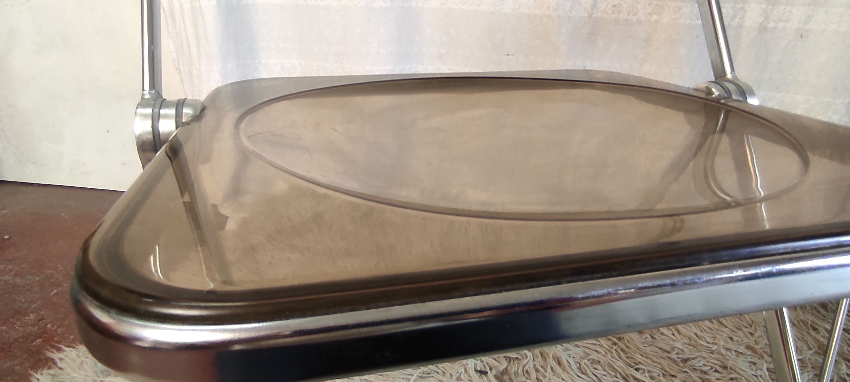 Duo of chairs "plia" by Giancarlo Piretti for Castelli, Italy 1970