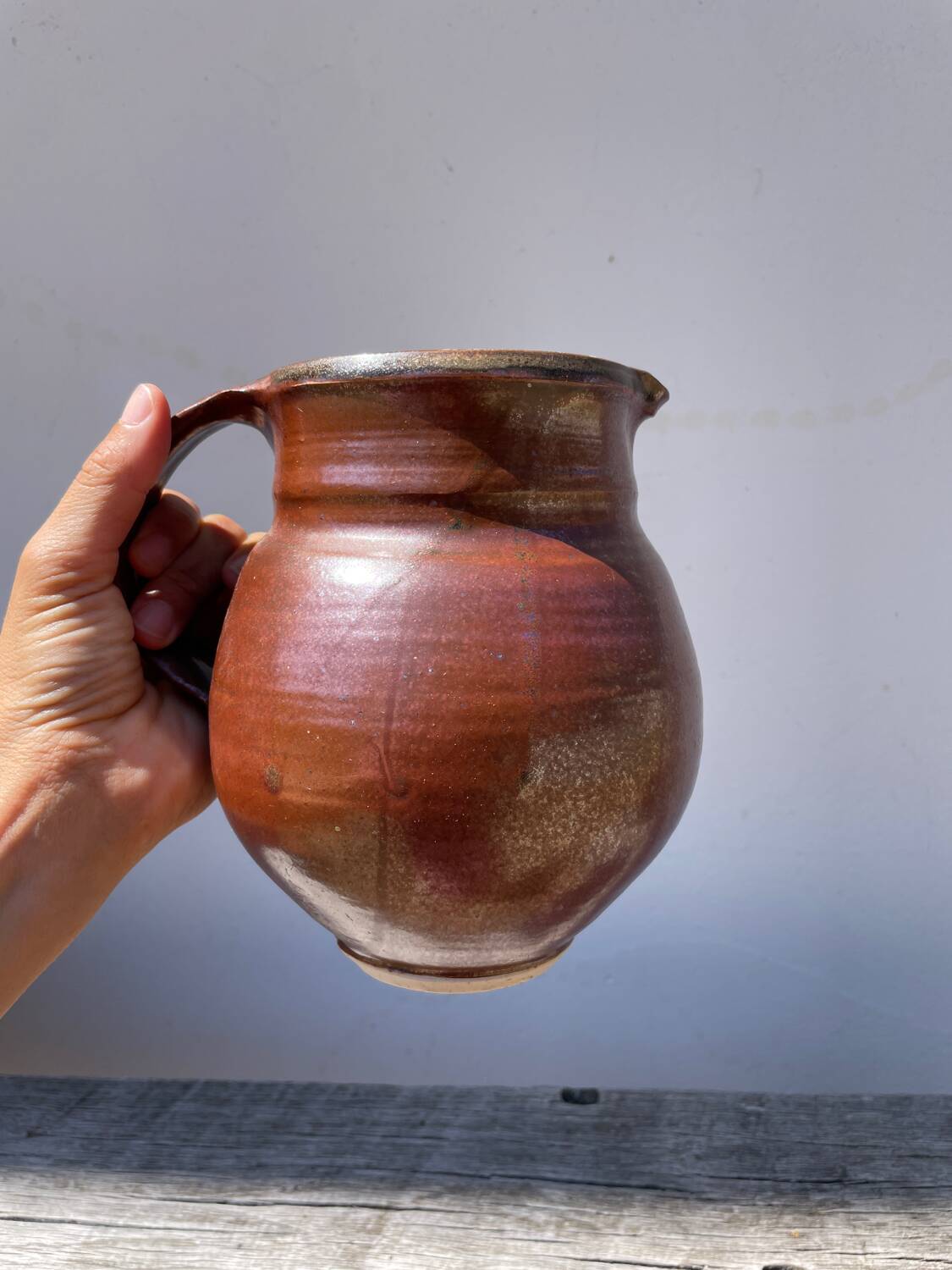 Italian glazed ceramic jar