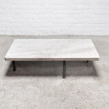 Saporiti 'onda' coffee table with granite top, italy, 1970's