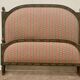 Louis XVI style bed in patinated beech, 20th century