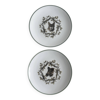 2 assiettes