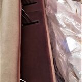 Canape Roche Bobois chocolate Azur 3 places