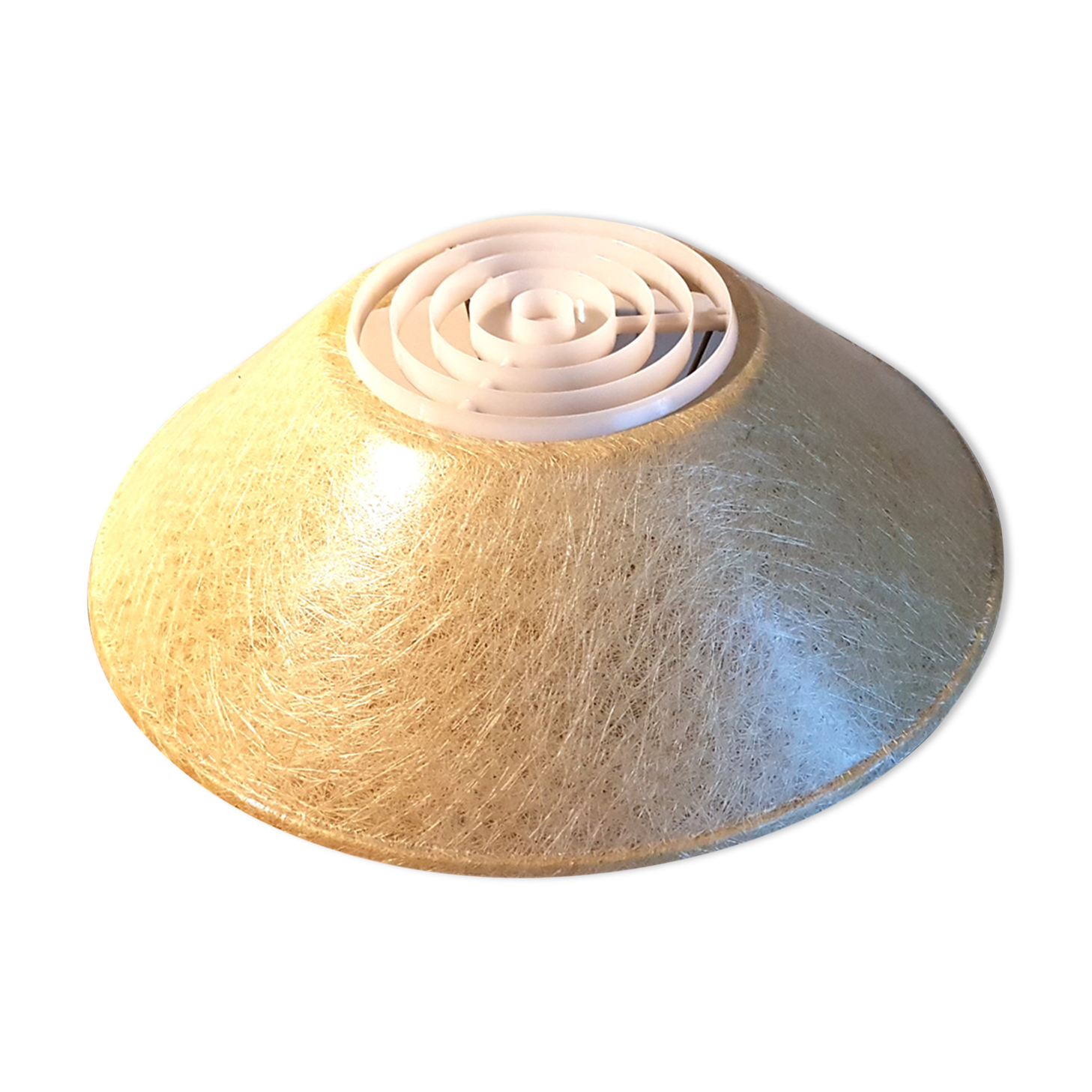 Ceiling light fiberglass by Louis Kalff for Philips