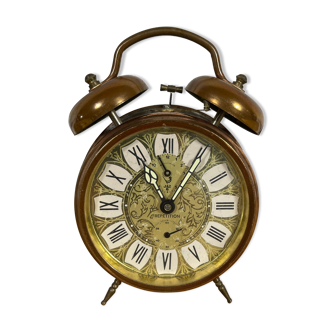Old copper alarm clock JAZ