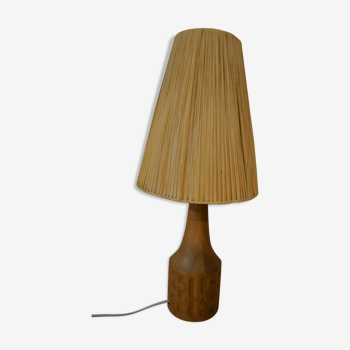 Lamp scandinavian teak 60s