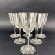 Baccarat, Epron service, set of 6 white wine glasses size 4.