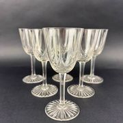 Baccarat, service Epron, suite de 6 verres à vin blanc taille 4