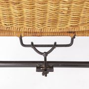 Vintage Basket Chairs by Gianfranco Legler 1950s | Set of 3 Swiss Rattan