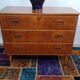 Vintage Scandinavian teak chest of drawers with 3 drawers – 1960s