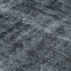Handwoven oriental overdyed 270 cm x 384 cm black wool carpet