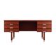 Teak desk, Danish design, 1970s, manufacturer: Eigil Petersens Møbelfabrik
