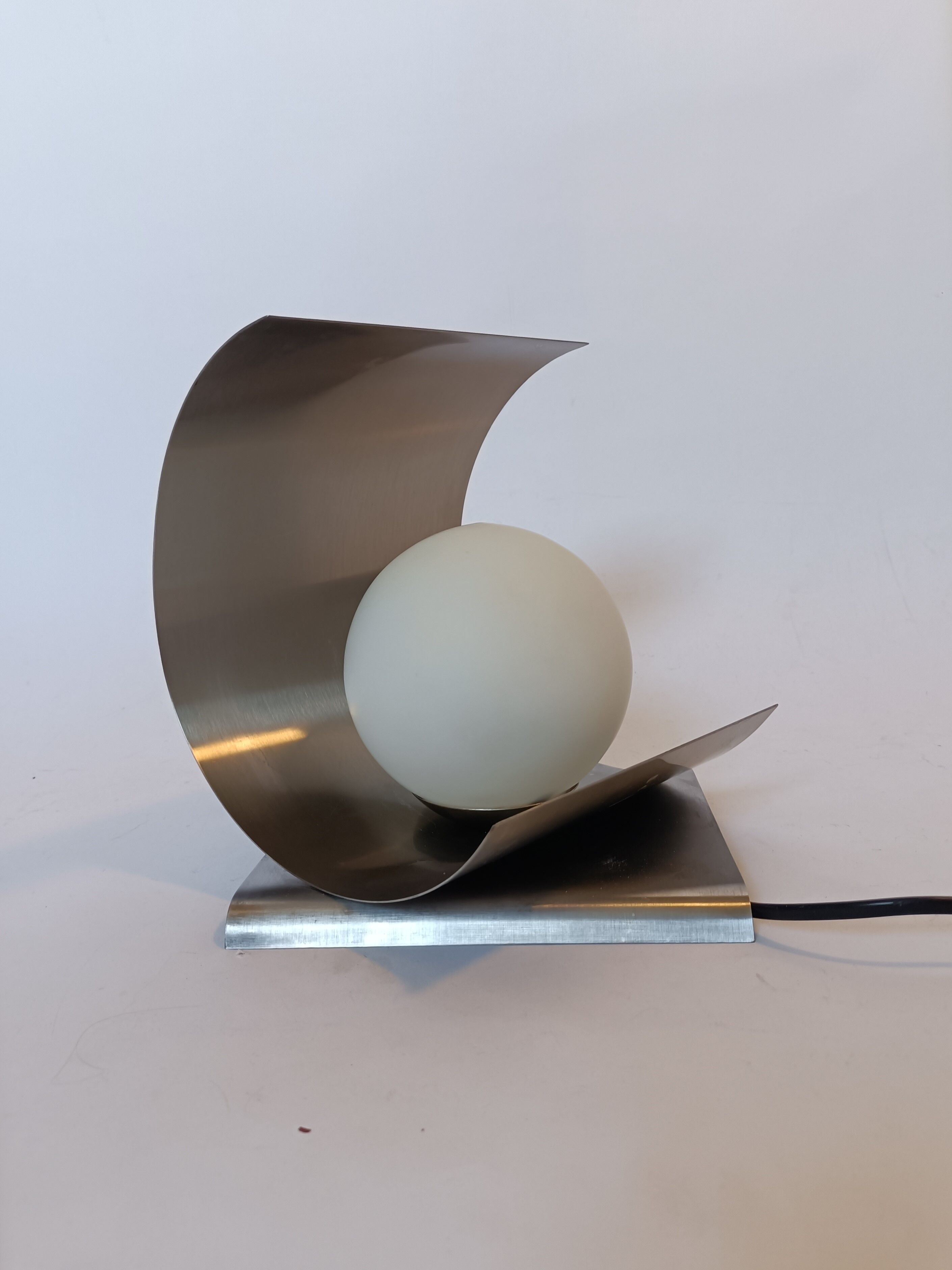 Modular lamp brushed aluminum 1970
