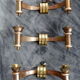 Appliques bronze cuivre 1930