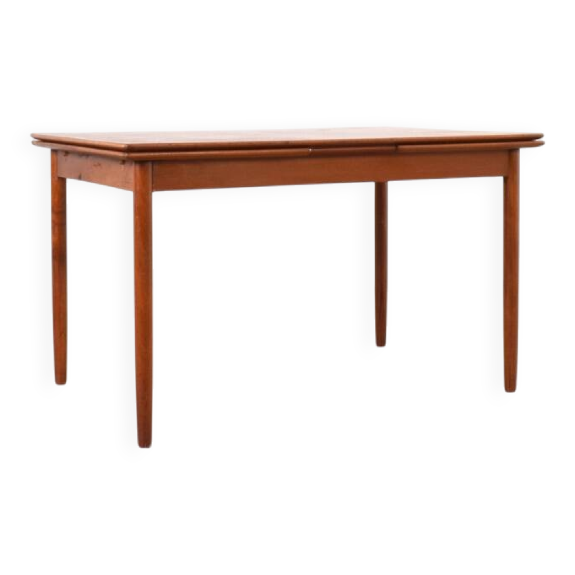 Mid-Century Danish Teak Extendable Dining Table, 1960s.