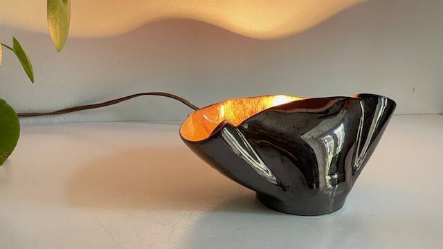 Lampe coquillage vallauris vintage