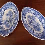 "Burgenland" blue bowls Villeroy & Boch Mettlach