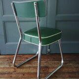 Vintage industrial sled desk