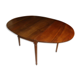 Oval folding dining table