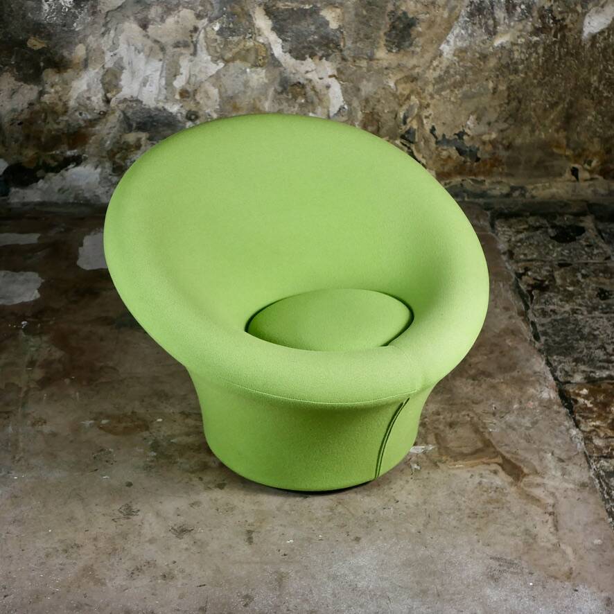 Mushroom armchair and ottoman, Pierre Paulin for Artifort, 1990
